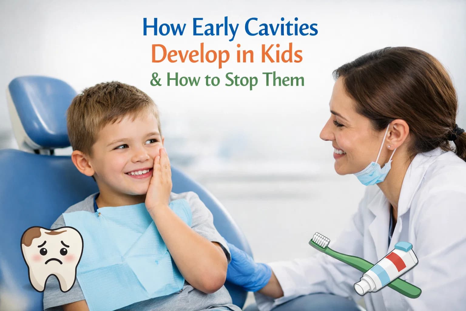 How early cavities develop in kids and prevention tips by Dr. Nikita Sharma, Pediatric Dentist Ajmer