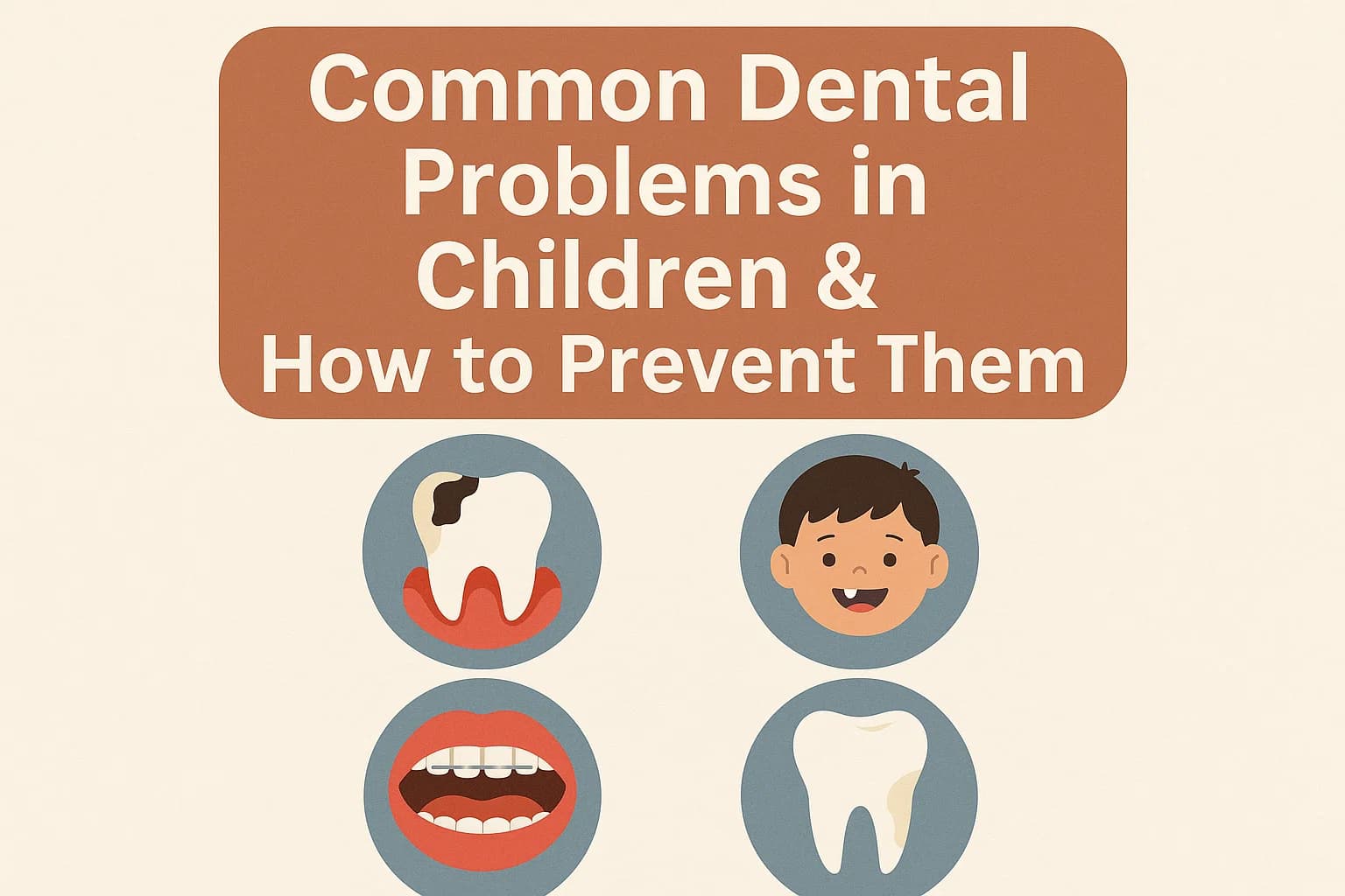 Common dental problems in children prevention tips by Dr. Nikita Sharma, best pediatric dentist in Ajmer