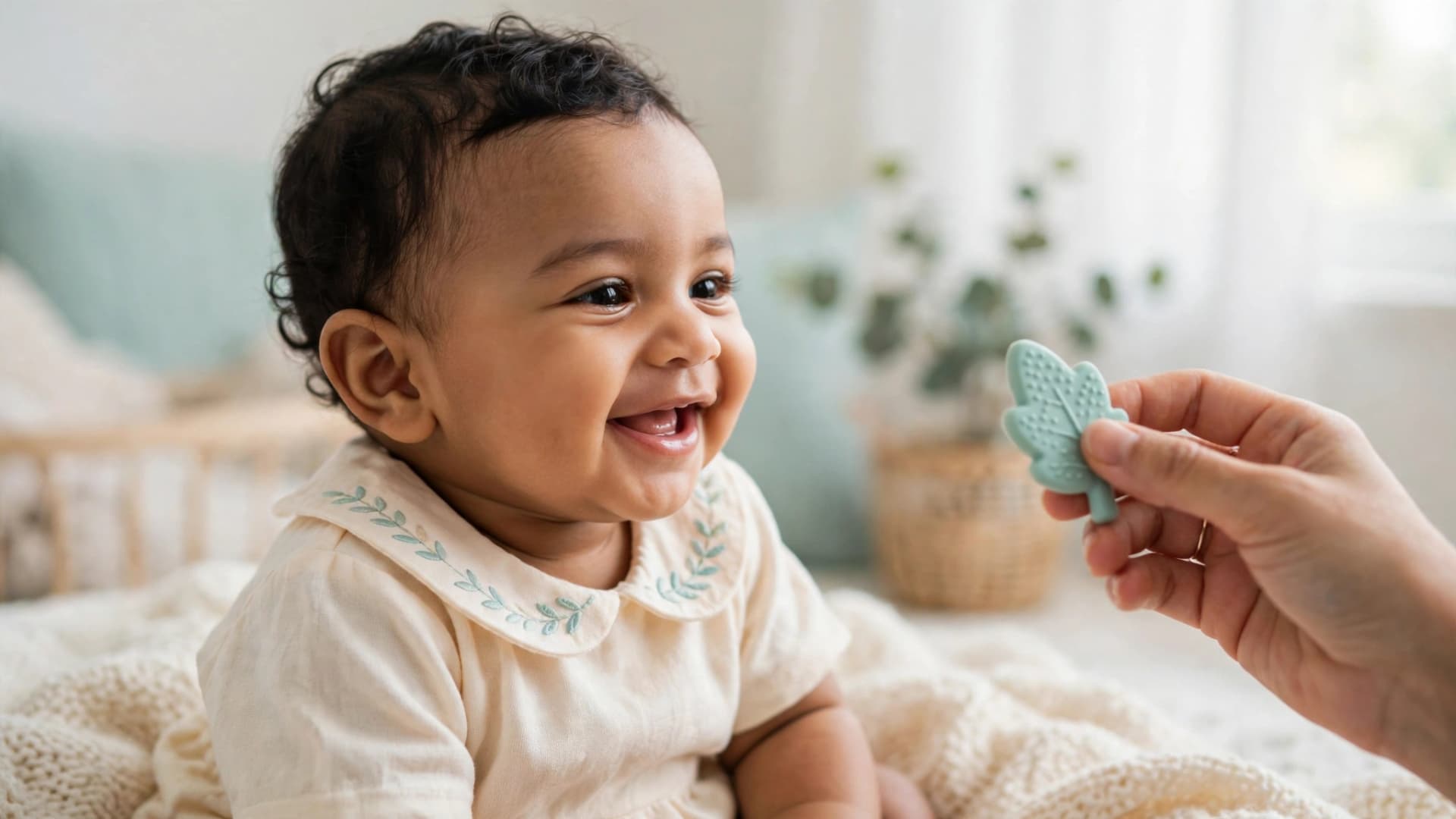 Baby with no teeth yet - late first tooth explained by pediatric dentist Dr. Nikita Sharma
