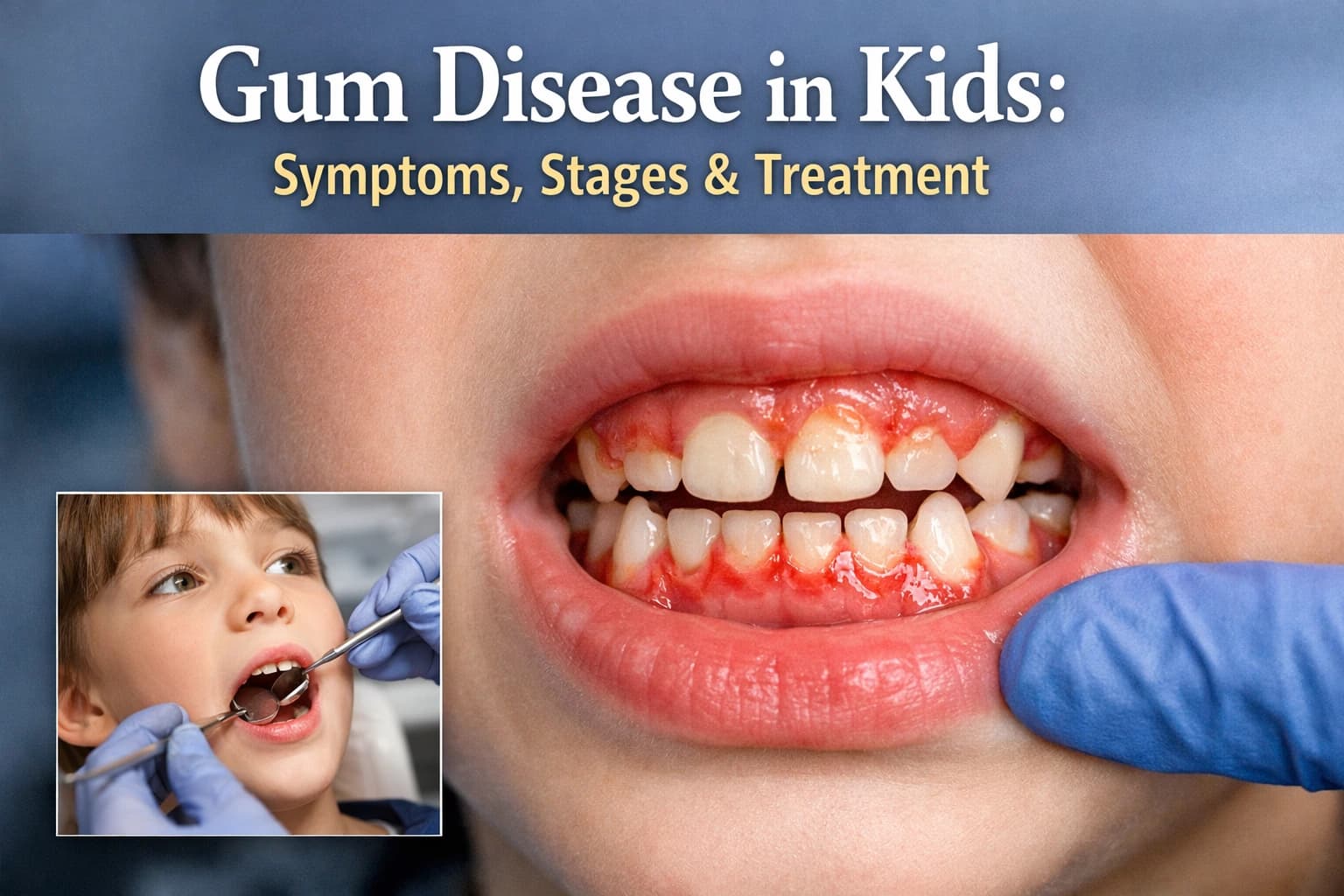 Dr. Nikita Sharma explaining gum disease symptoms and stages at her clinic in Ajmer