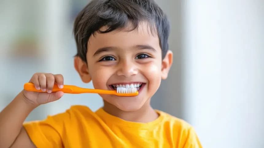 How Much Toothpaste Should Kids Use | Pediatric Dentist Guide